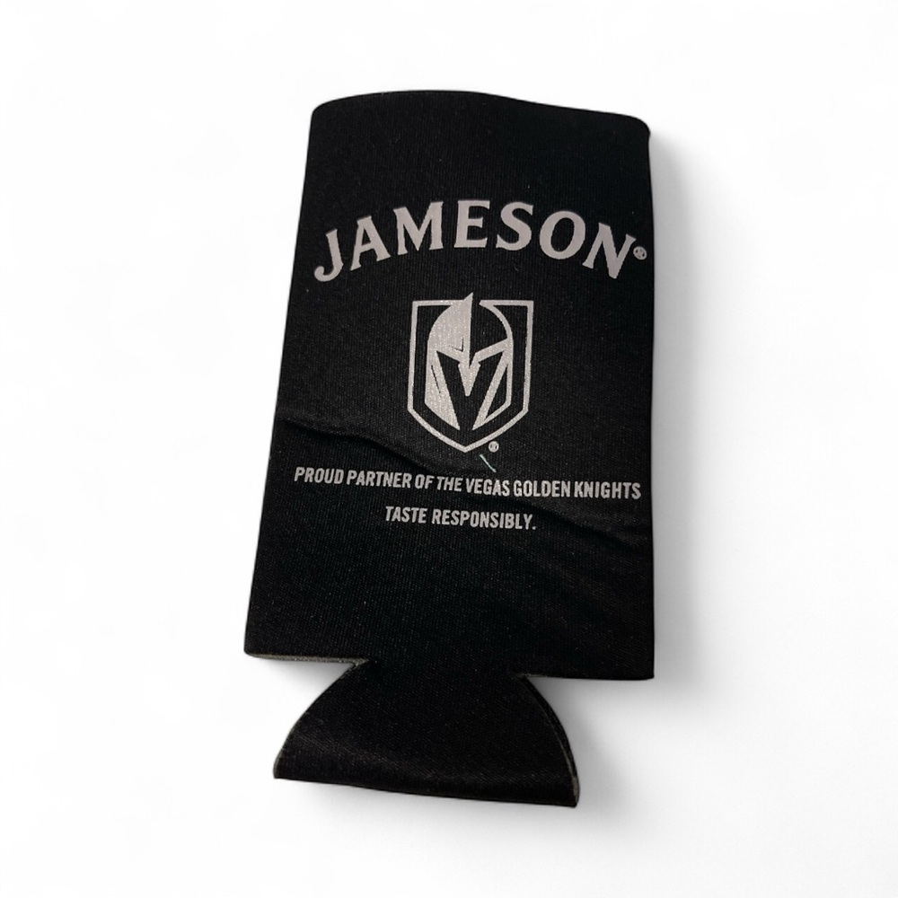 Jameson Irish Whiskey Black silver white Can Cooler Coozie Raiders cool cold new